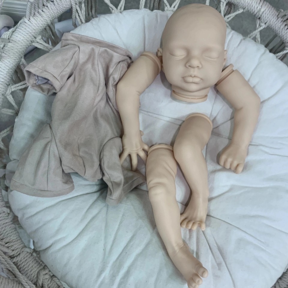 NPK 20in Sleeping Lifesie Newborn Doll Reborn Doll Kit Alexa Unfinished Doll Parts