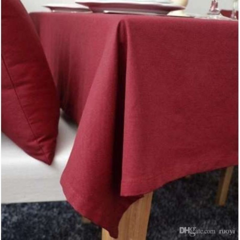 MULYO - Taplak Meja polos katun taplak meja kain taplak meja guru meja tamu meja makan terbaru