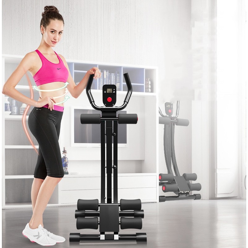 Home Fitness Foldable Maquinas Para Abdominales Commercial Roller ab coaster Maine Abdominal Exercis