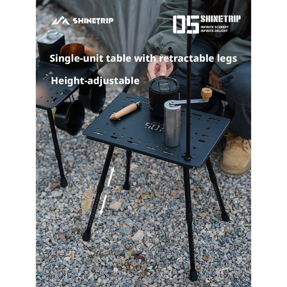 ShineTrip 05 Departmen tigt Singleunit high loadbearing outdoor portable folng table made of expanda