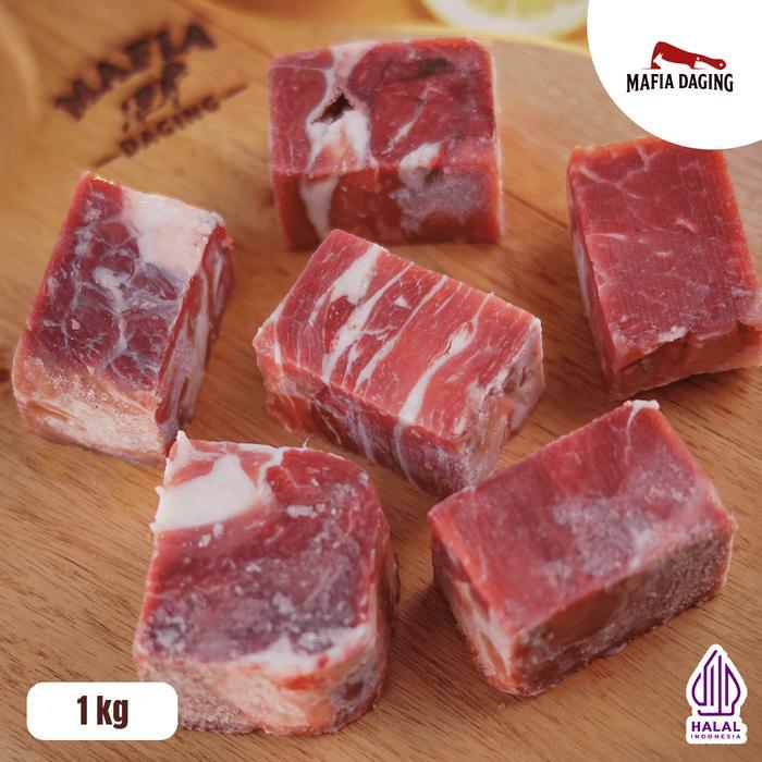 [Mafia Daging] DAGING RENDANG SEMUR EMPAL SOTO SAPI IMPOR AUSTRALIA 1 kg