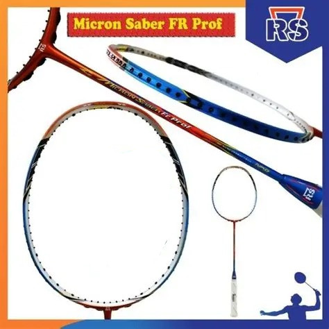 RAKET BADMINTON RS MICRON SABER FR PROF ORIGINAL FREE GRIP BADMINTON