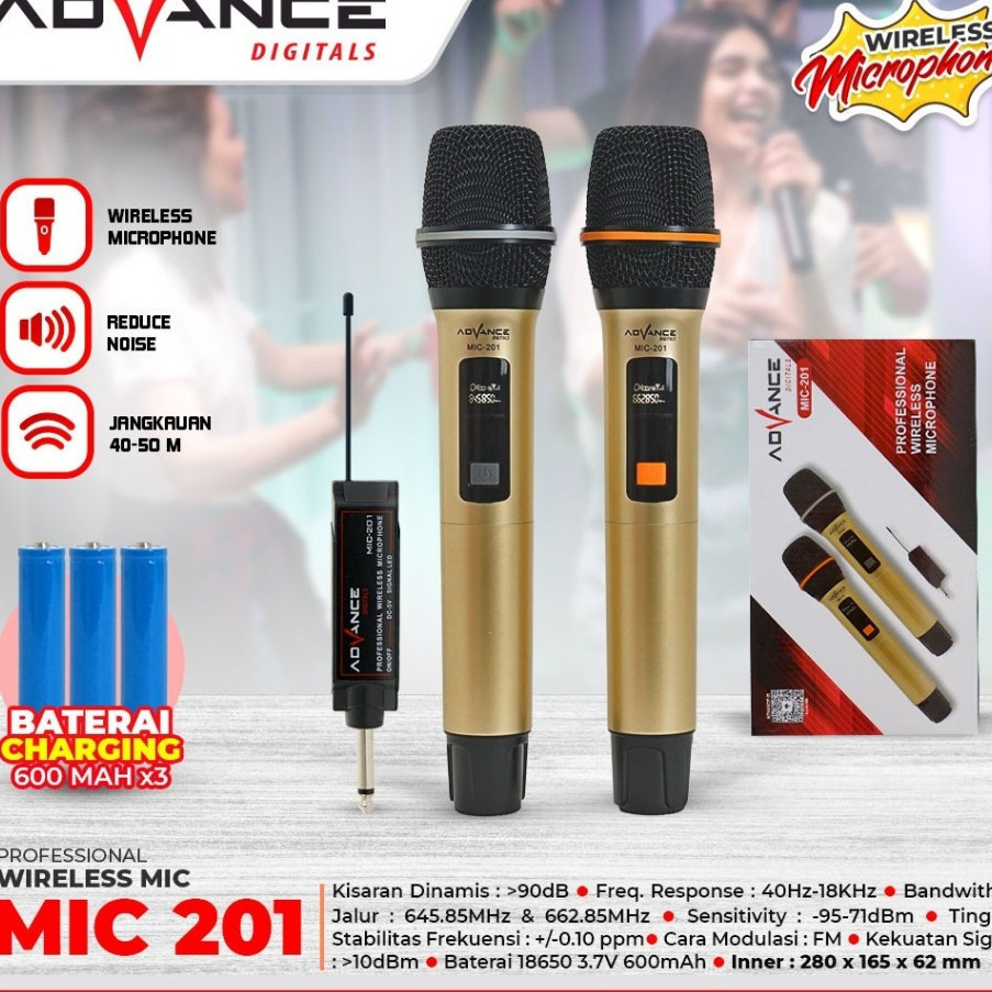 Mic Wireless 201 Advance