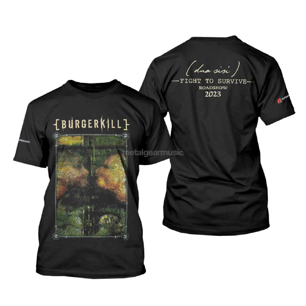 Original Burgerkill - Dua Sisi Boxet Kaos Pria