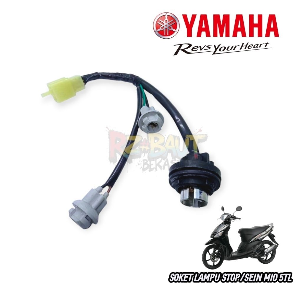SOKET LAMPU STOPLAMP MIO_SOKET LAMPU BELAKANG MIO SET LAMPU SEN SEIN MIO 5TL KUALITAS ORIGINAL Cod