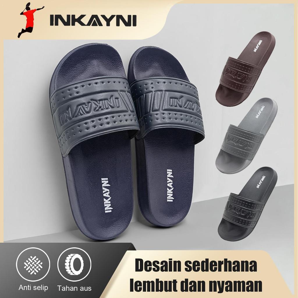 Sandal Teplek Import Office Sandal Casual Sepatu Pria Sandal Pria Slop Karet Ori Sepatu Kantor Size4