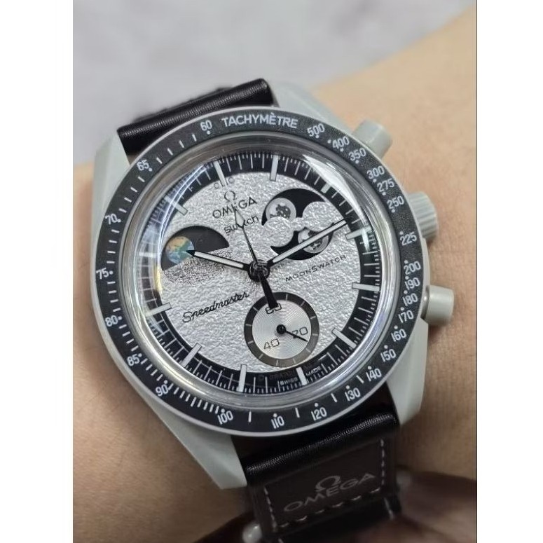 Jam tangan Quartz Chronograph X Planet Velcro strap fullset
