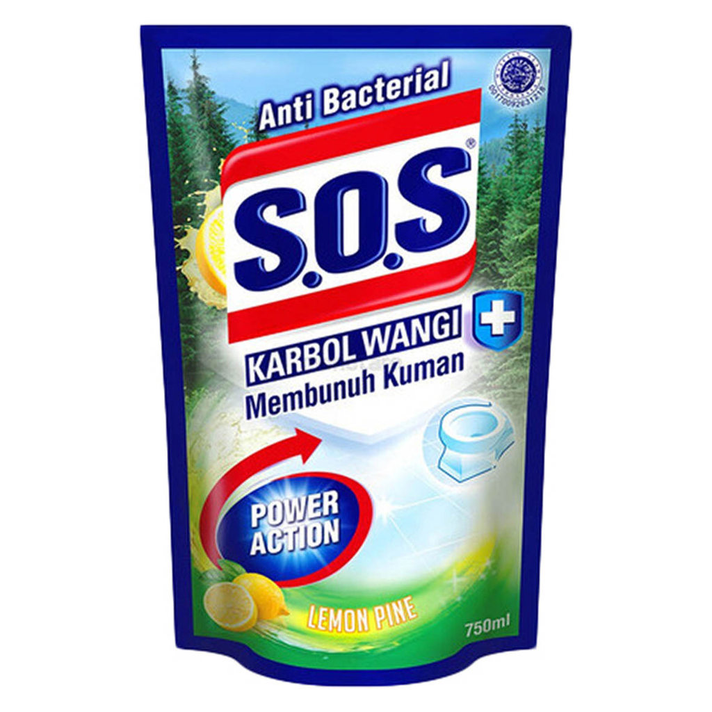 SOS KARBOL SEREH LEMON POUCH 700ML
