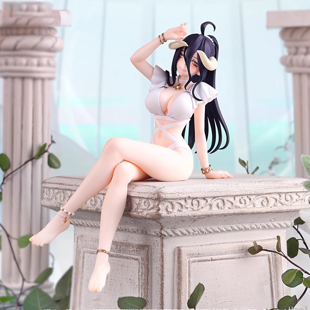 Immortal King Albedo Noodle Cup Sweater Swimsuit Deluxe Edition Black Angel Swimsuit Model Figurine