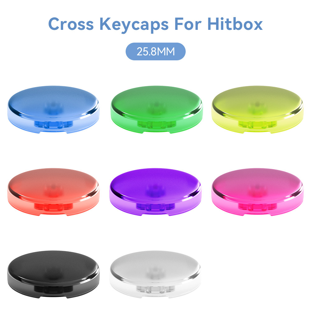 Haute42 25.8mm Cross keycaps hitbox for Leverless Controller Hitbox Button Caps For Arcade Stick Con