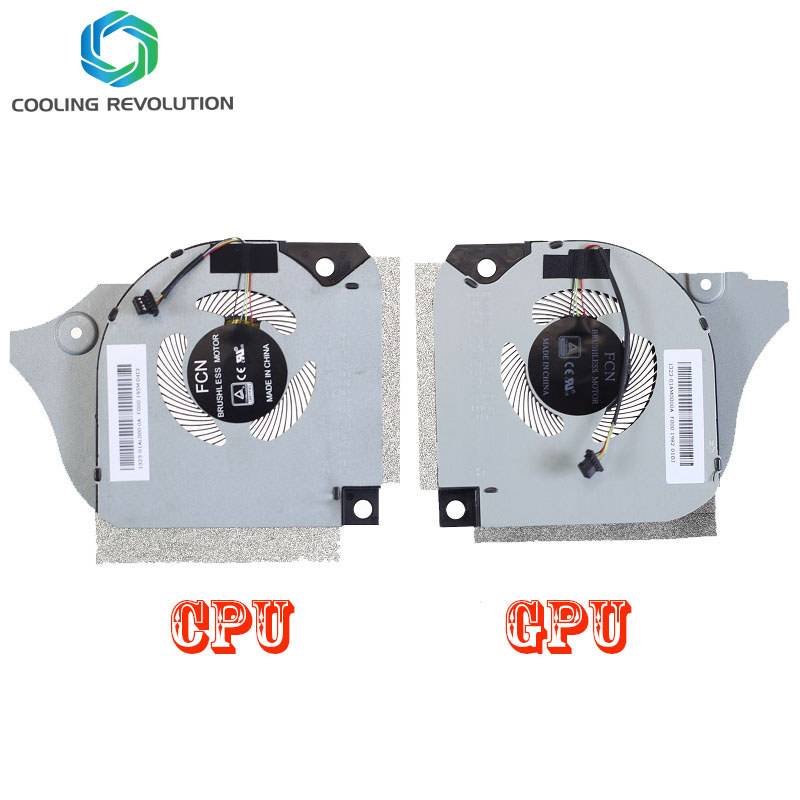 Laptop CPU GPU Cooling Fan DC5V 0.5A 4Pin for Dell piron G7 7790 G5-5590 G5 5590 7590 P82F 063NYM 0F