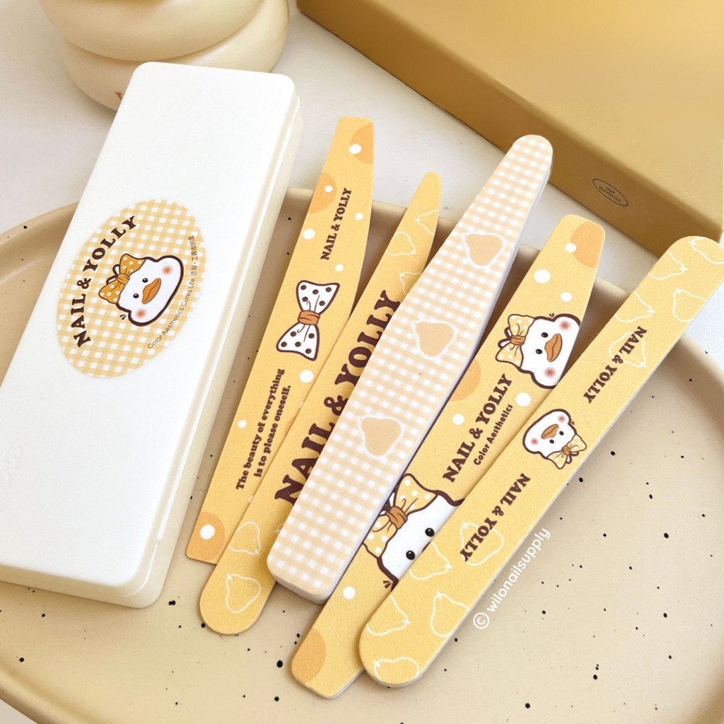 [READY STOCK] NAIL YOLLY NAIL FILE EMERY BOARD NAIL BUFFER | Nail Art | Kikir Kuku | WILONAILSUPPLY