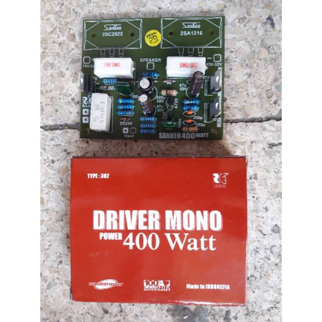 kit driver mono 400 watt kit audio ampli rakitan 308