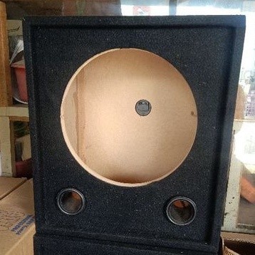 box subwoofer 12 inchi bungkus karpet partikel model kotak box speaker terminal speaker lubang angin