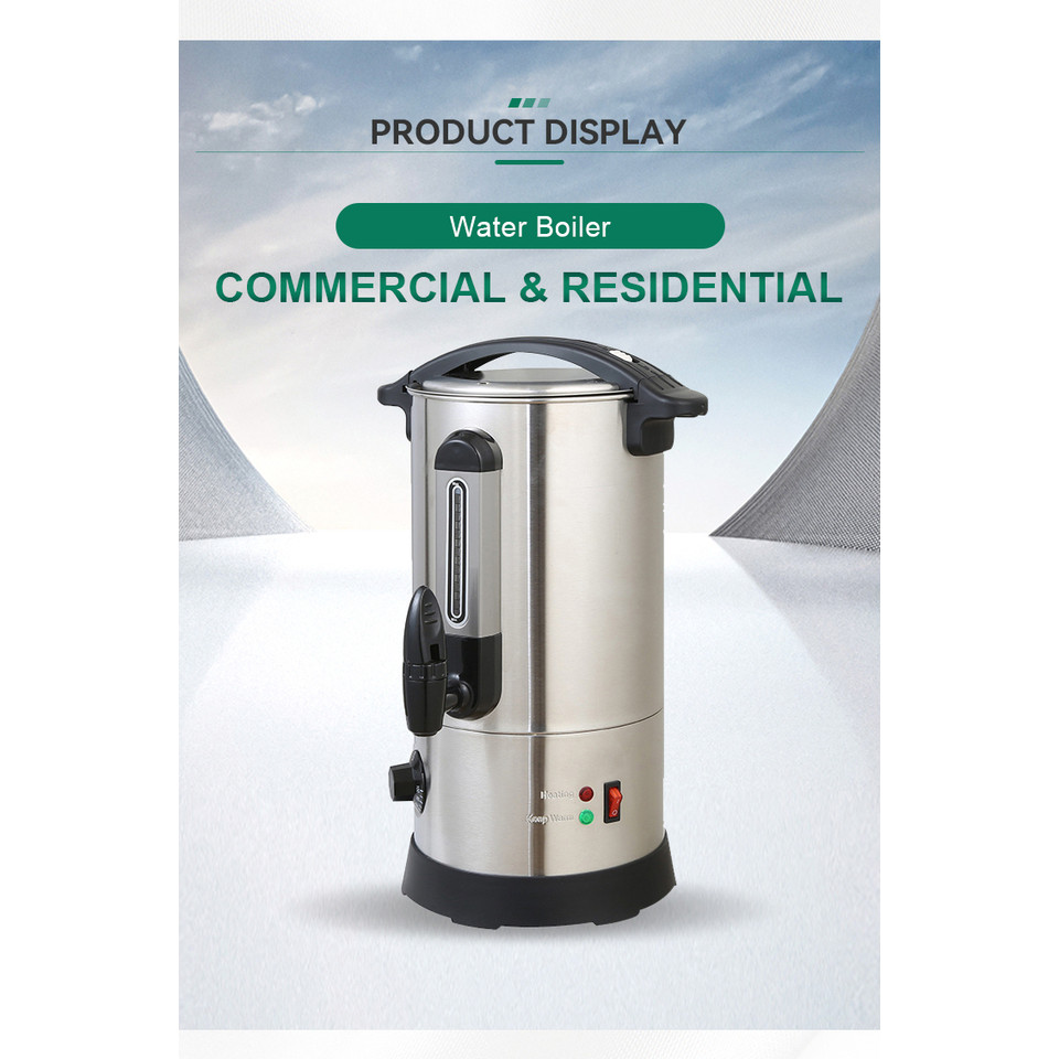 Hot Selling Stainless Steel 10L Double Wall Hot Water Urn Fast Heating Kettle with Temperature Contr