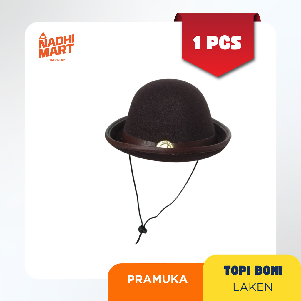 TOPI BONI LAKEN TOPI PRAMUKA / TOPI PRAMUKA ANAK