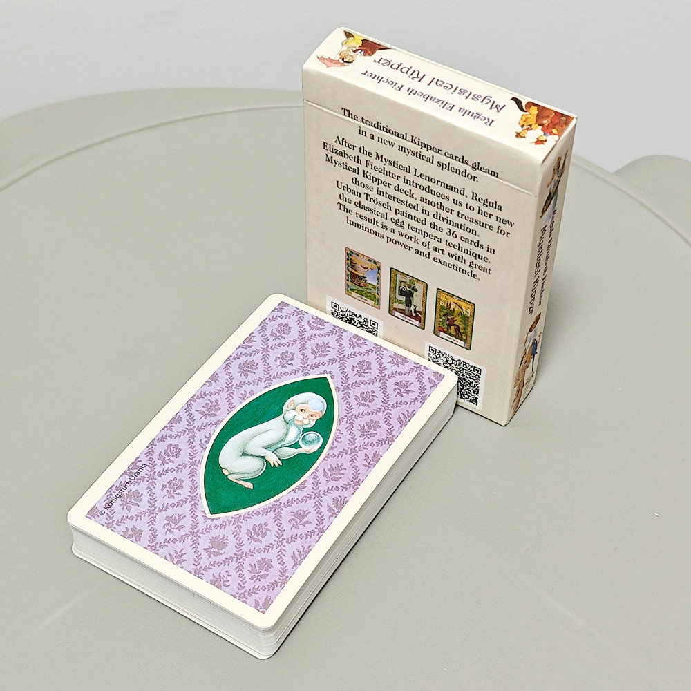 Mystical Kipper Deck 9*6cm 36 Pcs Oracle Cards with Keywords German System of Fortune Telling