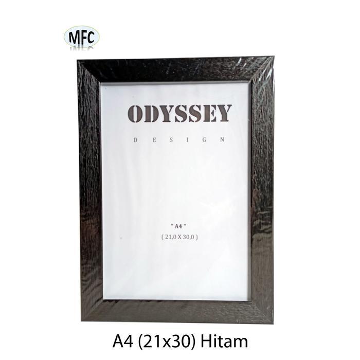 bingkai A4 (21x30) serat kayu - Hitam