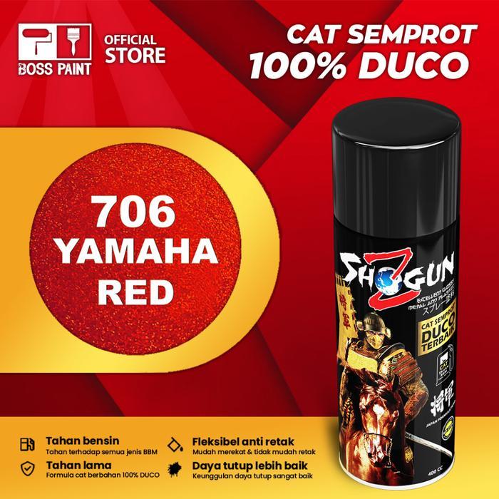 Pilox Pylox Pilok Shogun Z Paint Duco Yamaha Red/Candy Tone/Maroon/Merah 706 - Cat Semprot - 300cc