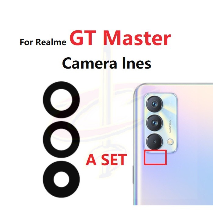 Lensa kamera belakang untuk Realme GT Master Edition Lensa kamera belakang