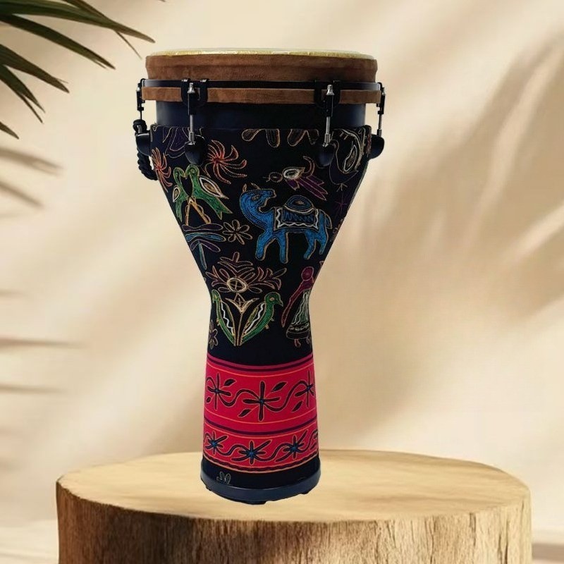2025 Portable Djembe Drum 12 Inches Adult Beginners Professional Children Tambourines Handheld  Perc