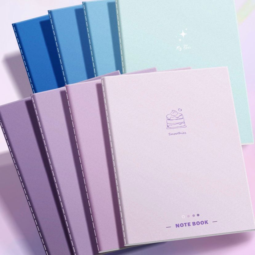 [DIY Center] Buku Tulis B5 Aesthetic Gradasi Warna Tebal 80 Halaman / Buku Tulis Estetik Cute Color