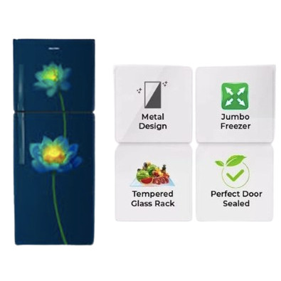 POLYTRON Kulkas 2 Pintu Beauty Steel PRB 217LB 210L/PRB-217LB/PRB 217LB/POLYTRON/KULKAS POLYTRON/KUL