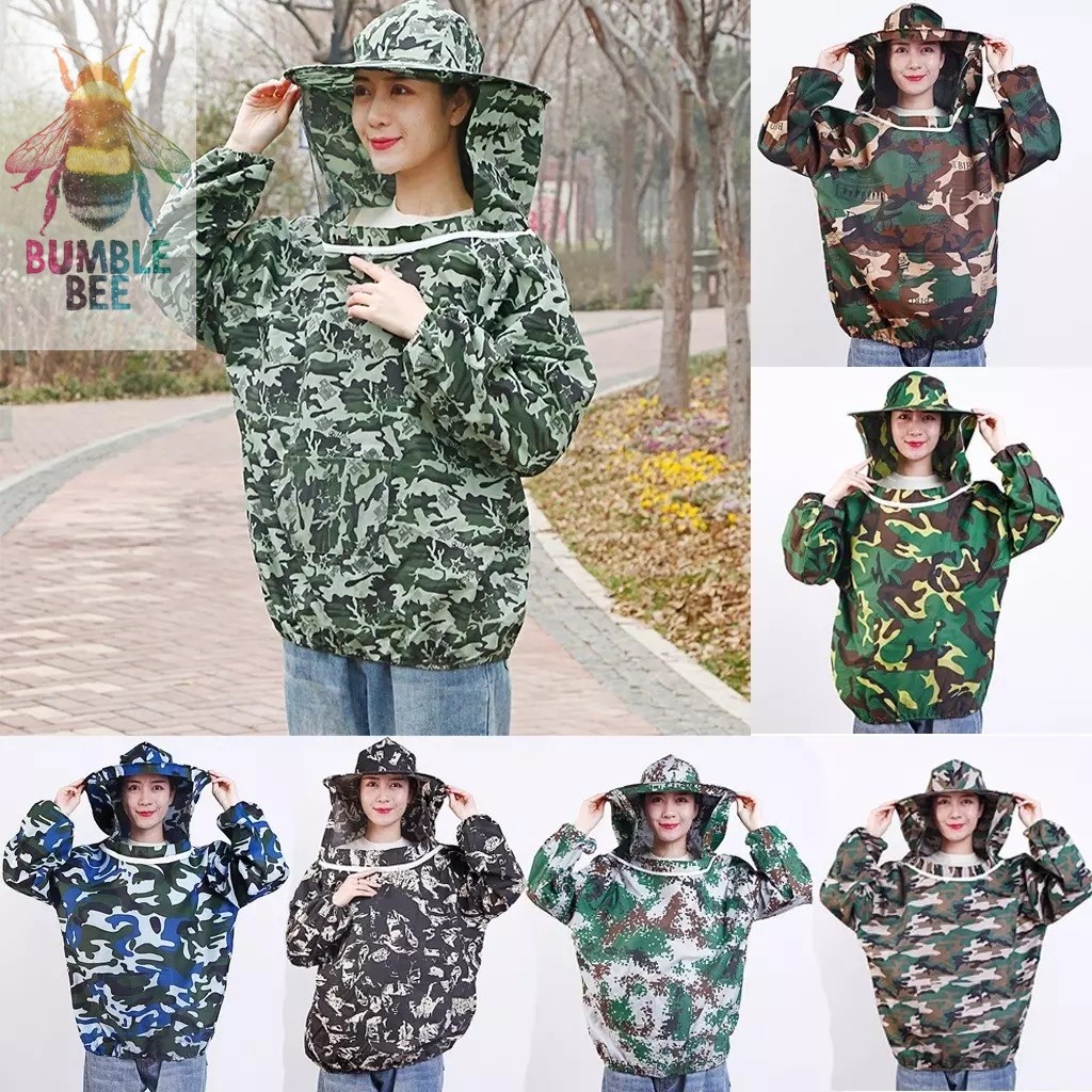 Beekeeping Baju Jaket Pakaian Topi Apd Pelindung Pengaman Anti Sengat Lebah Apis Trigona Dorsata Taw