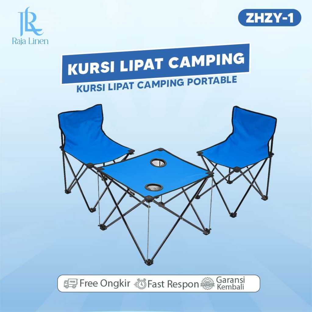 Kursi Lipat Camping Outdoor - Kursi Lipat Portable Bangku Meja Kursi Serbaguna