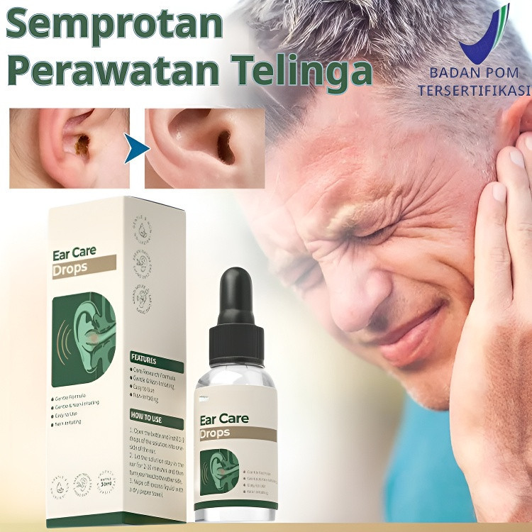 Pengiriman Cepat 24 Jam/[Formula Herbal Redakan Gangguan Telinga] Tetes Telinga Herbal / Obat Tetes 