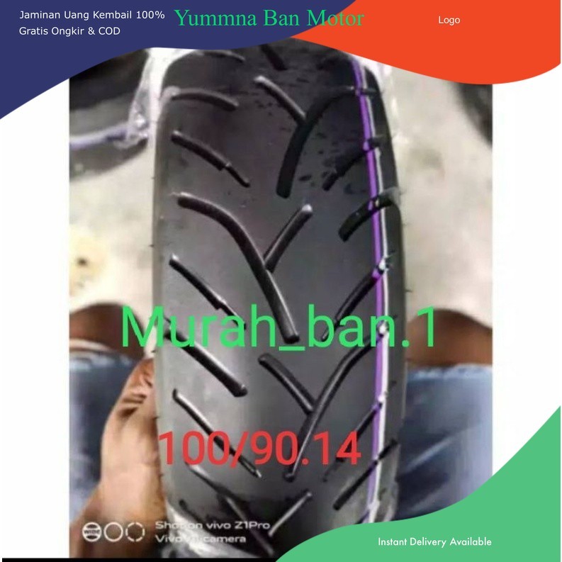 Ban tubles irc motor matic vario lexi pcx 100/90 ring 14 original tubles dan tebal
