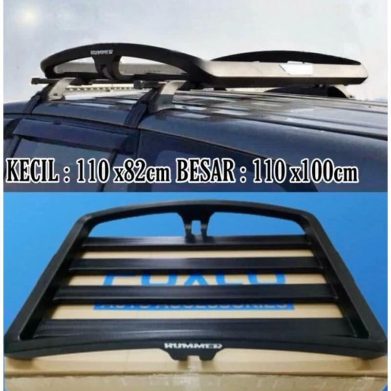Rak bagian atas rak atas mobil rak hummer