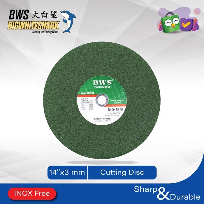 Batu Gurinda Gerinda Potong BWS 14" INOX Free