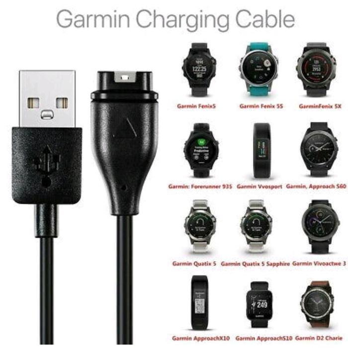 Kabel Charger Garmin Magnetic USB Dock Fast Charging untuk Fenix 5 6 7 Series Vivoactive Venu Instin