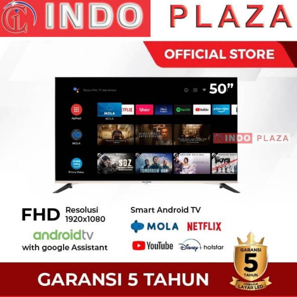 TV POLYTRON 50 inch SMART ANDROID TV PLD-50UG9959