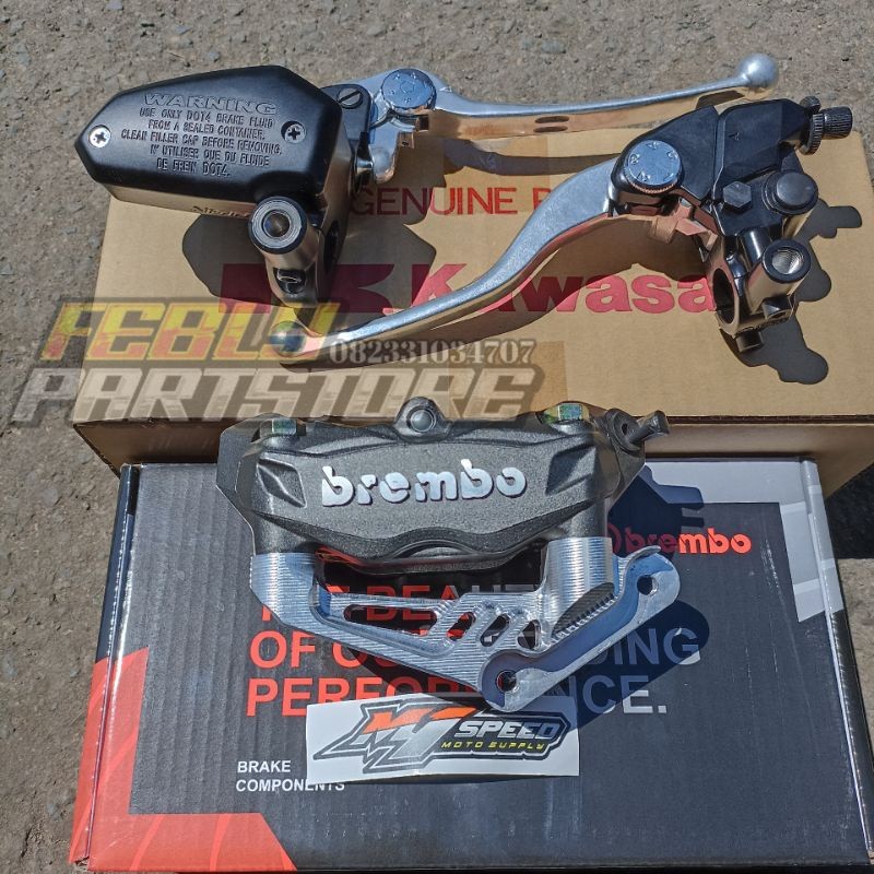 MASTER REM ER6 ORIGINAL KAWASAKI HANDLE KOPLING ZX900 ORIGINAL KAWASAKI KALIPER BREMBO M432 K50 4 PI