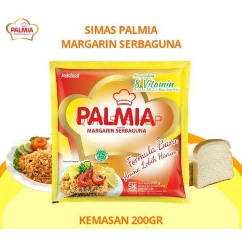 Palmia 200gram / margarin palmia / palmia murah / margarin murah quins_shop