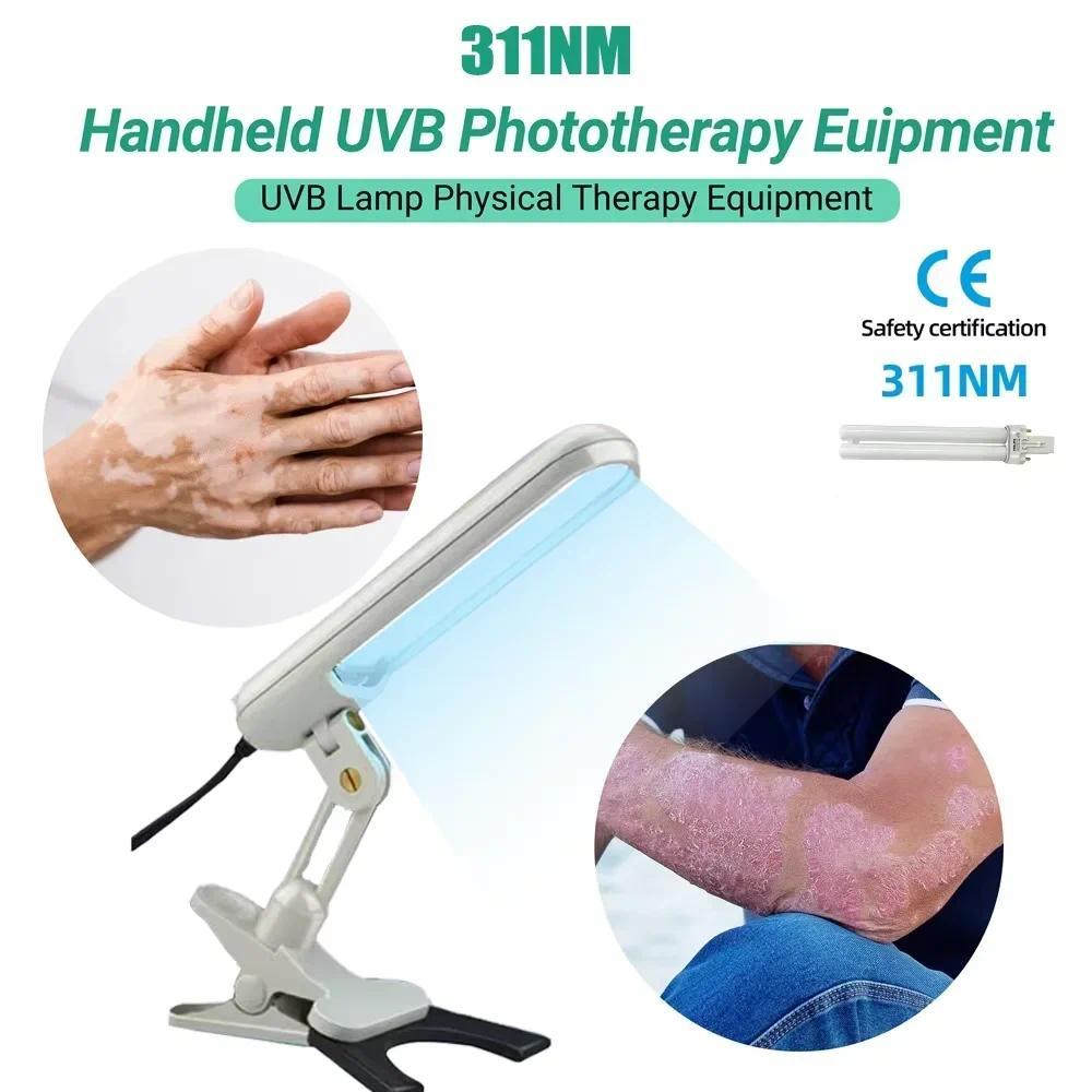 Lampu Terapi Cahaya UVB Genggam 311nm Portabel Efektif Untuk Mengobati Vitiligo, Psoriasis, Eksim, P