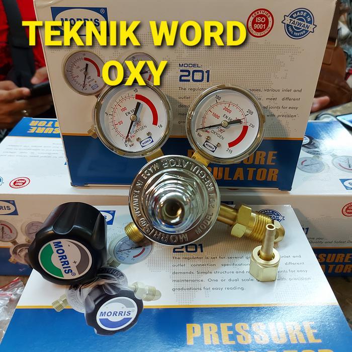 REGULATOR MORRIS OXYGEN REGULATOR GAS OXYGEN MORRIS MORIS 201