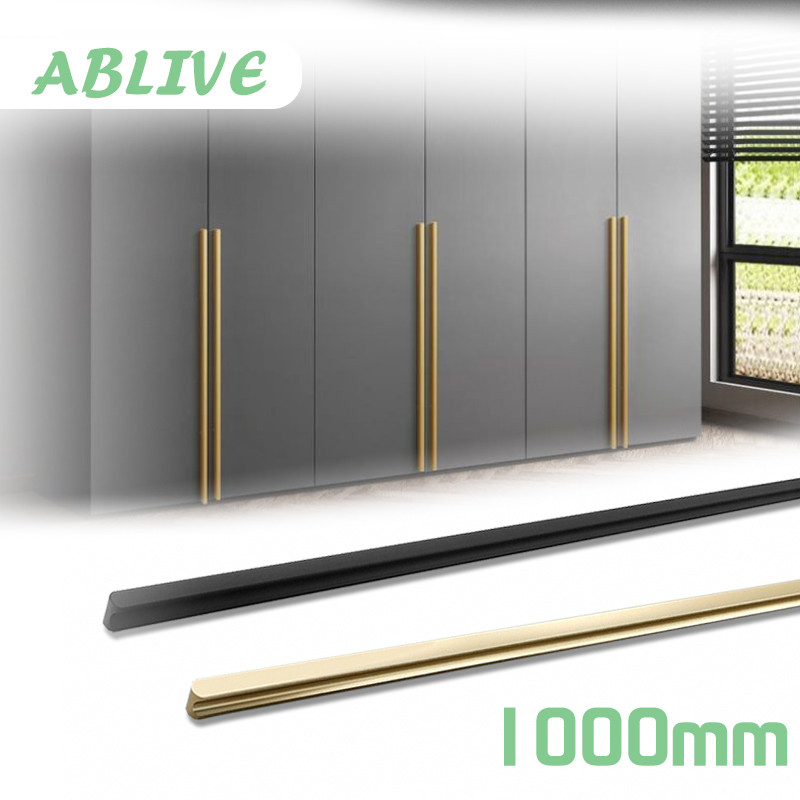 1 Meter Gagang Pintu Lemari Handle Lemari Minimalis Pegangan Lemari Pakaian Tarikan Lemari Dapur Han
