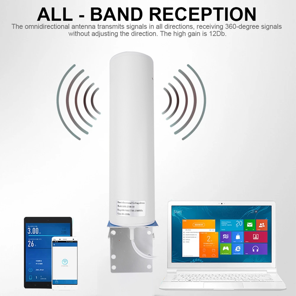 Router External Omni Antena 10DBI High Gain Cell Phone Booster 4g lte Antenna Outdoor