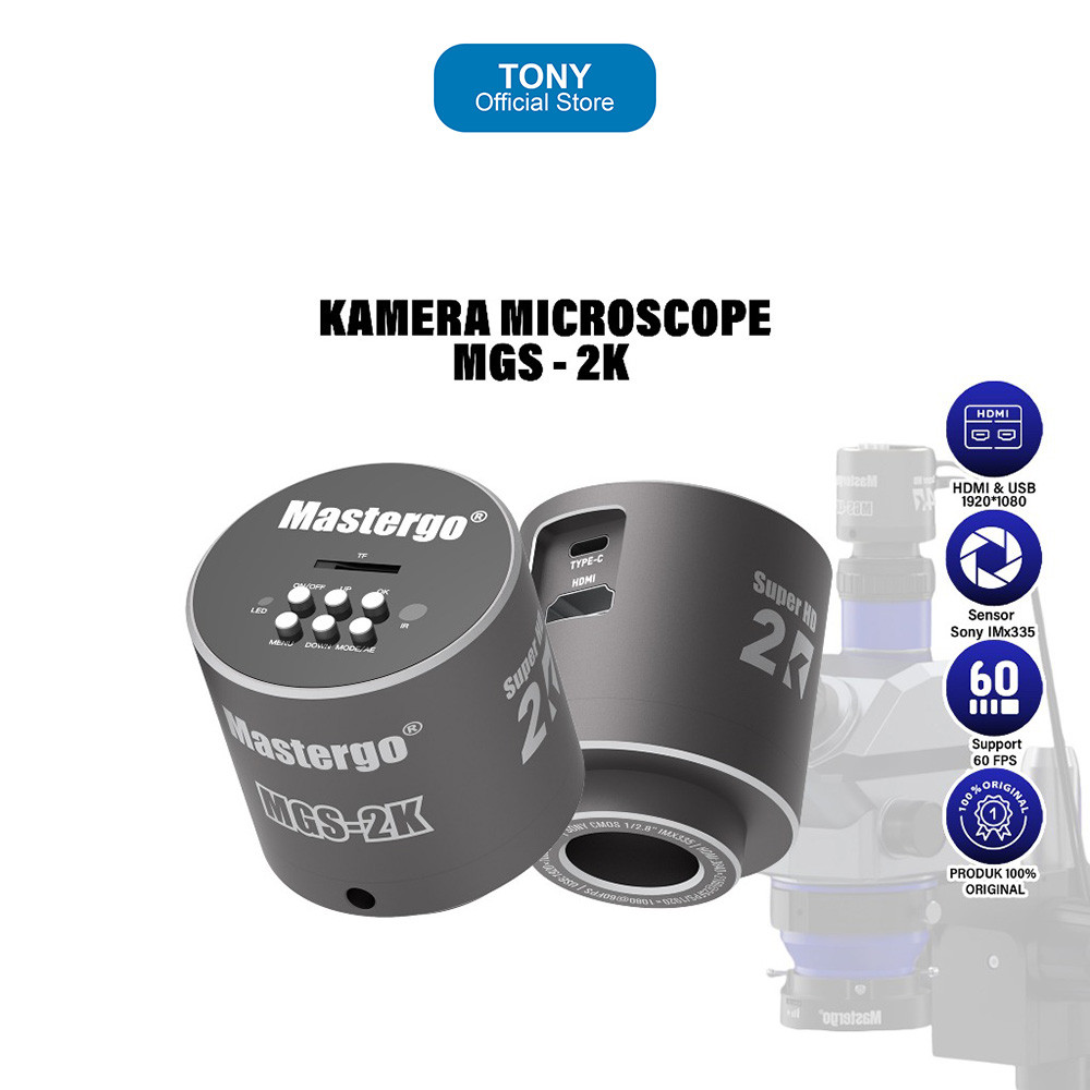 Microscope Kamera MASTERGO MGS-2K - 2K 1080P HDMI Digital Trinocular - MGS-2K