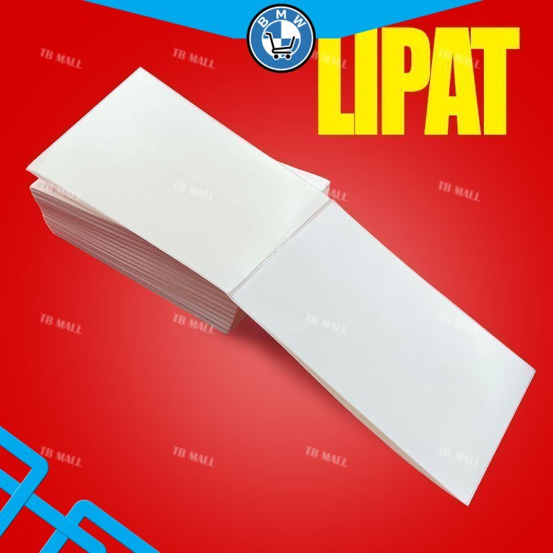 Kertas Label Resi A6 BSDF Lipat Support Printer Bluetooth & USB