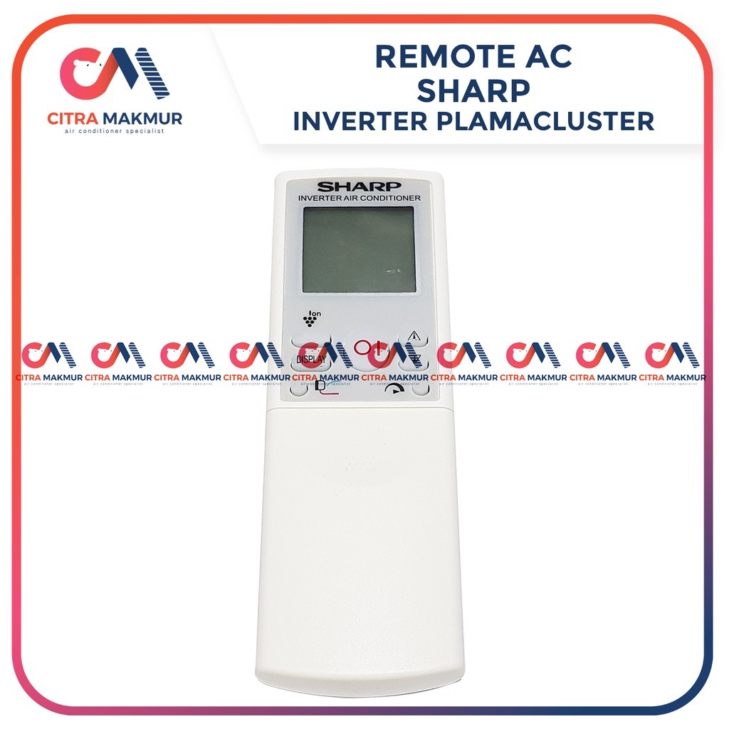 Remote AC Sharp Inverter Ion Plasma cluster plasmacluster CRMC A745JBEZ tipe original remot