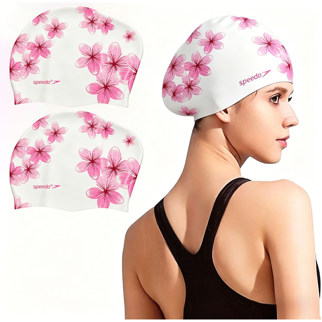 Speedo Topi Renang Silikon Ukuran Besar untuk Wanita Dewasa dengan Rambut Panjang & Lebat – Ruang Le