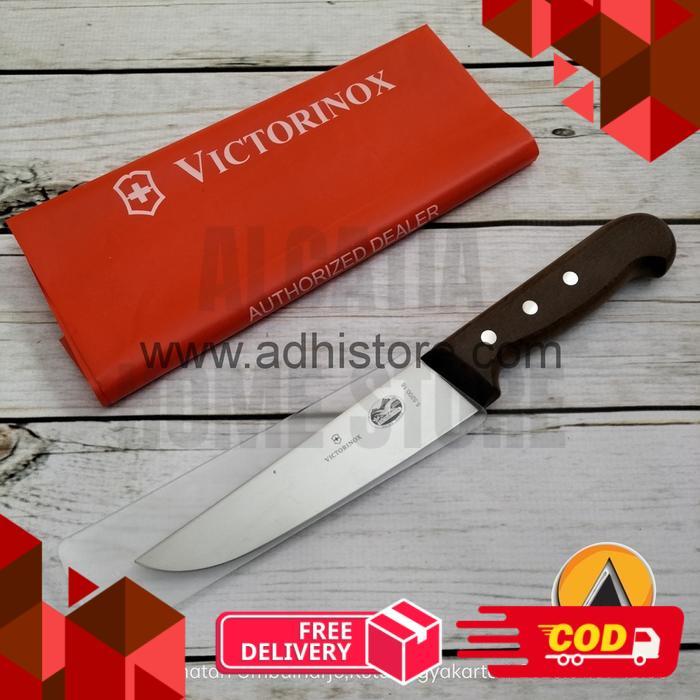 Butcher knife pisau sembelih Victorinox rosewood original 5.5200.36 - 16 cm -alca