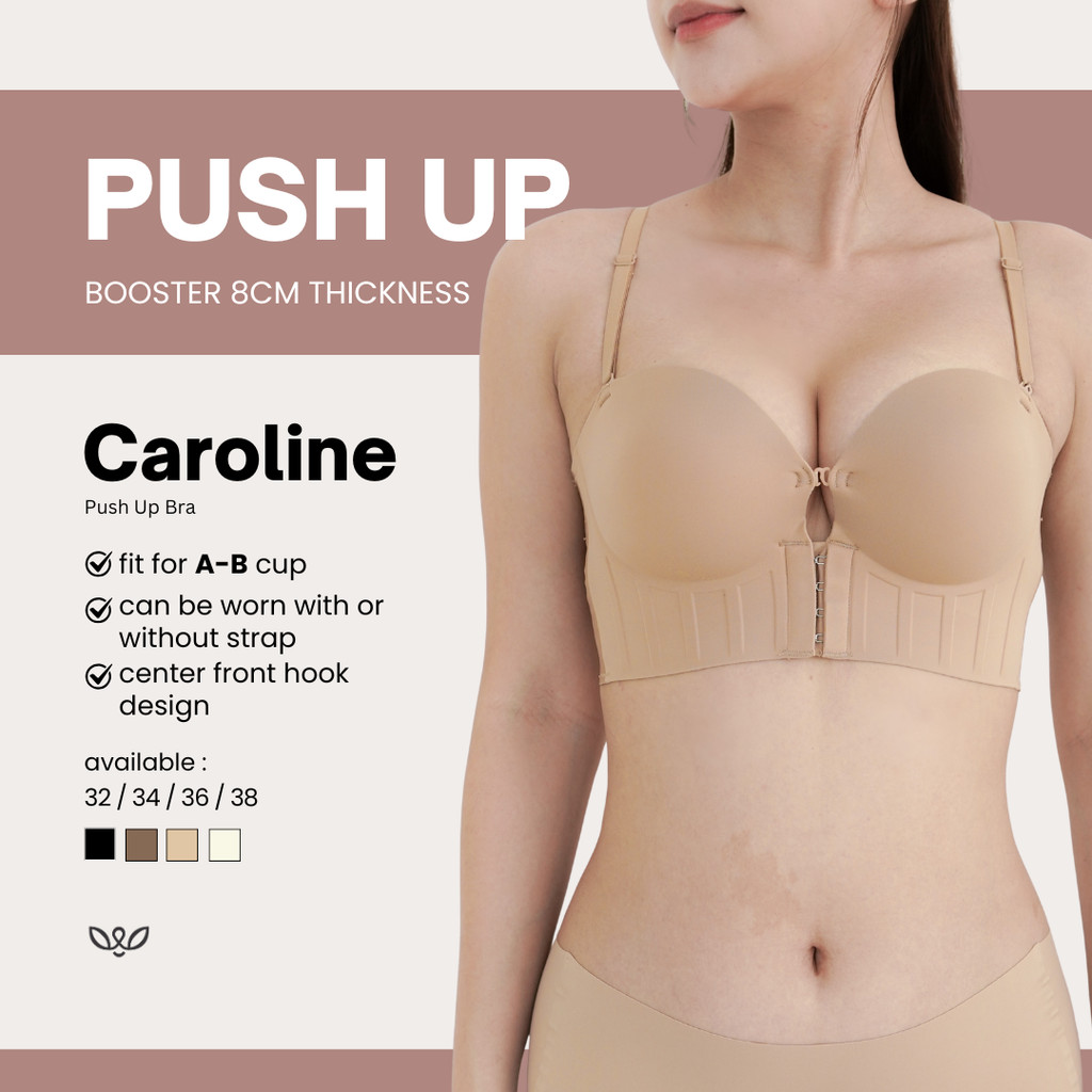 WERME - CAROLINE STRAPLESS PUSH-UP BRA / BRA PUSH-UP 8CM