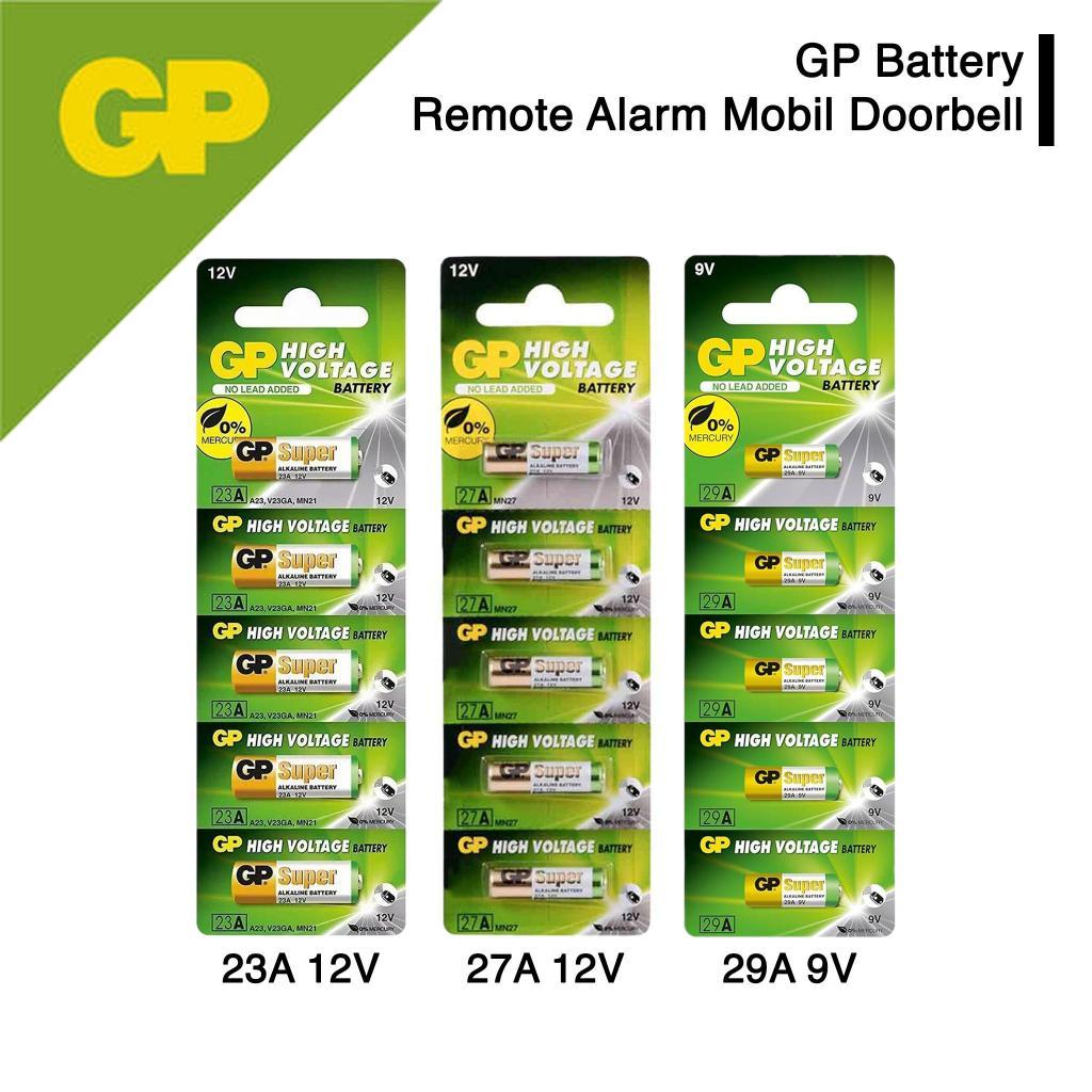 Baterai 23A, 27A , 29A 12V Super Alkaline GP Original