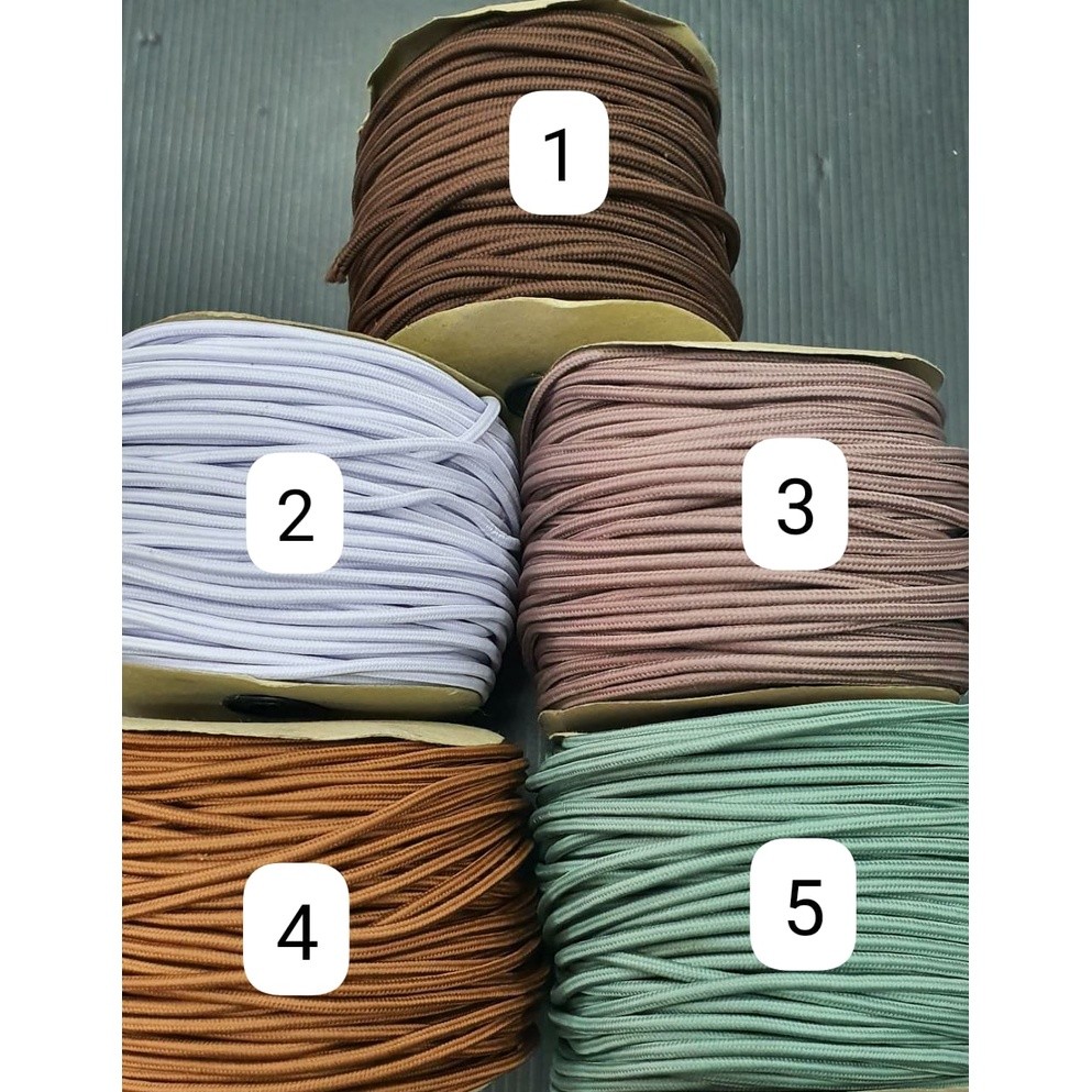 Tali prusik 4mm POLOS 1roll panjang 75meter