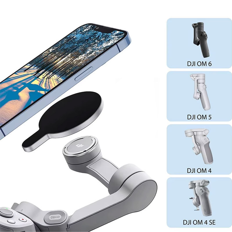 For DJI Magnetic Ring Clamp Holder for Any Phone For DJI Osmo Gimbal Stabilizer Accessories for Mags